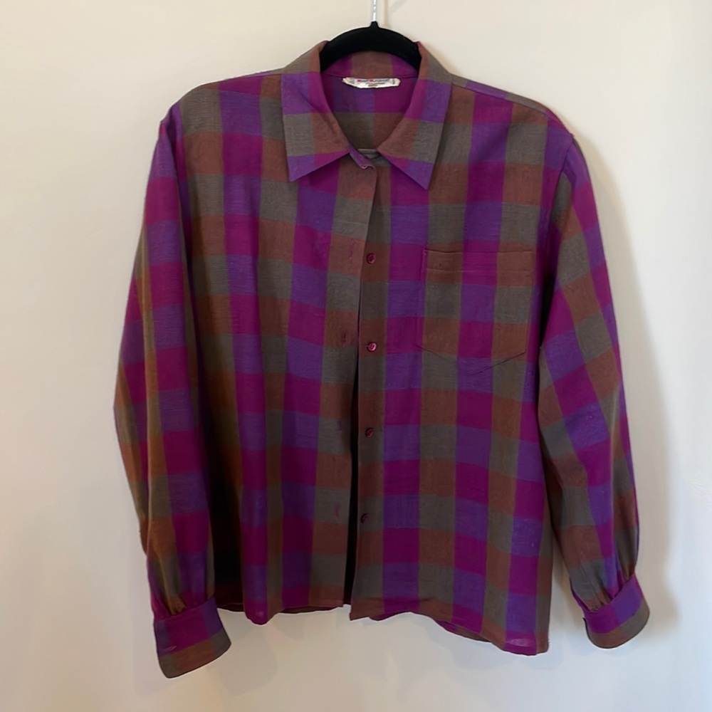 YSL Plaid Flannel - Vintage